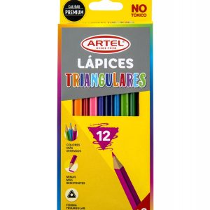 Lapices 12 Colores Triangulares