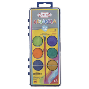 Artel Acuarela 6 Colores Incluye Pincel Unidad