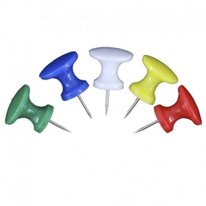 Push Pin Redondo Grande 50u