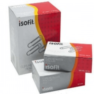 Caja Clips Metálicos 33mm 100pcs Unidad