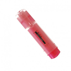 Destacador Transparente Rosado Unidad