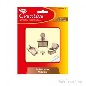 Mueble Miniatura Armable Baño