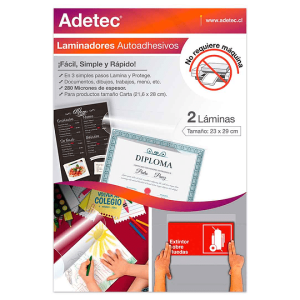 Laminador autoadhesivo tamaño carta