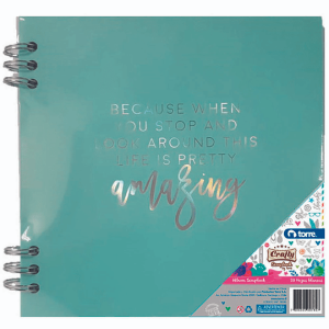 Album scrapbook hojas blancas 21x21cm