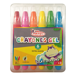 Estuche 6 Crayines Gel Artel