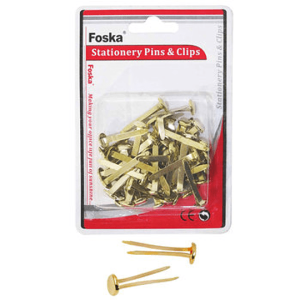 Broches Dorados 25mm 50pcs Unidad