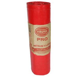 Virutex Pro Bolsa De Basura  Rojo 70x90 10 Bolsa Unidad