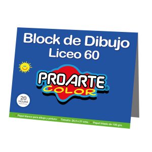 BLOCK DE DIBUJO LICEO 60 20 HOJAS UNIDAD