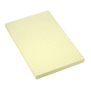NOTAS ADHESIVAS AMARILLAS CUADROS 100X150MM 100HJS UNIDAD