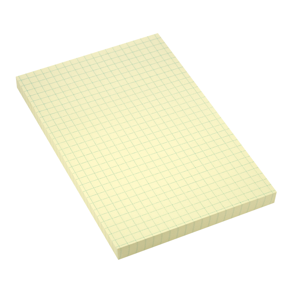 NOTAS ADHESIVAS AMARILLAS CUADROS 100X150MM 100HJS UNIDAD