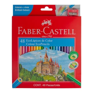 FABER CASTELL LAPICES DE COLOR 48  HEXAGONAL UNIDAD