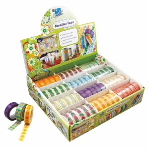 INFONOTES ROLLO CINTA PAPEL WHASI TAPE  CON DISEÑOS 10MTX15MM